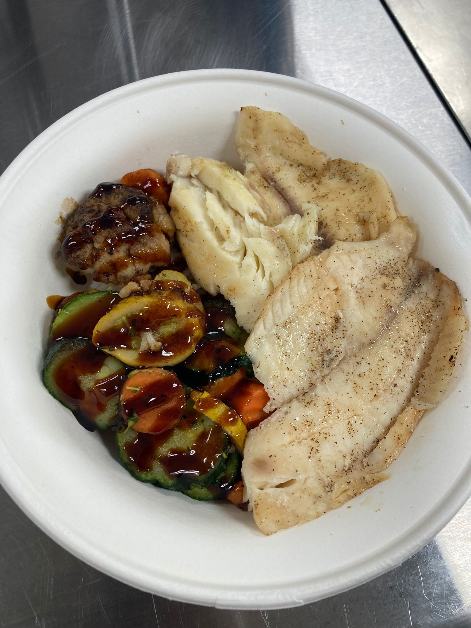 Oven Baked Tilapia Bowl Poke Doo